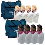 Laerdal Little Anne CPR Manikin Four-Pack with 24 Disposable Airways