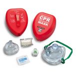 Adult/Child/Infant CPR Mask in Hard Case - Red 