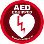 School Health AED Decal