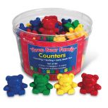 Three Bear Family Counters, Set of 80