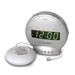 Sonic Alert Alarm Clock and Telephone Signaler with Super Shaker
