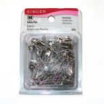 Safety Pins Assorted 50/Package