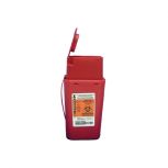 Flip-Top Sharps Container, 1 Quart  