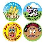 Allergy Stickers Variety, 200/Roll