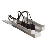 Power Strip Safety Cover with Cord Ties, Each