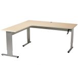 Accella 72" x 30"  L-Shape Adjustable Desk