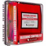 Public Access Basic Bleeding Control Station - Vacuum Sealed, in Plastic Wall Case