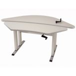 Equity 42" x 30" Adjustable Corner Workstation