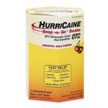 HurriCaine Topical Anesthetic Snap and Go Swabs