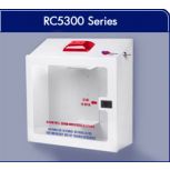 HeartStation RC5300R Semi-Recessed AED Cabinet - with Audible Alarm and Strobe Light, Recessed