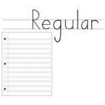 Regular Double Line Notebook Paper, 500 Sheets