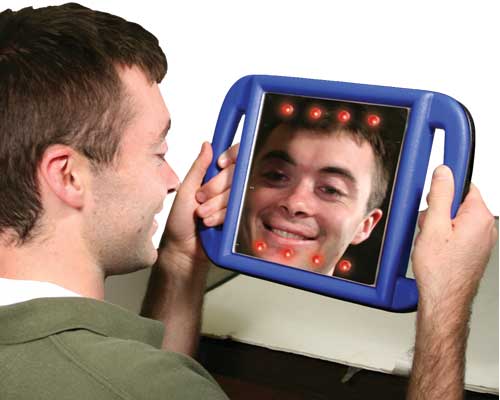 Lighted Vibrating Mirror