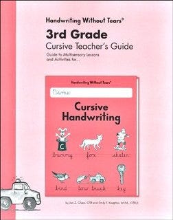 Handwriting Without Tears Third Grade Hands-On Materials