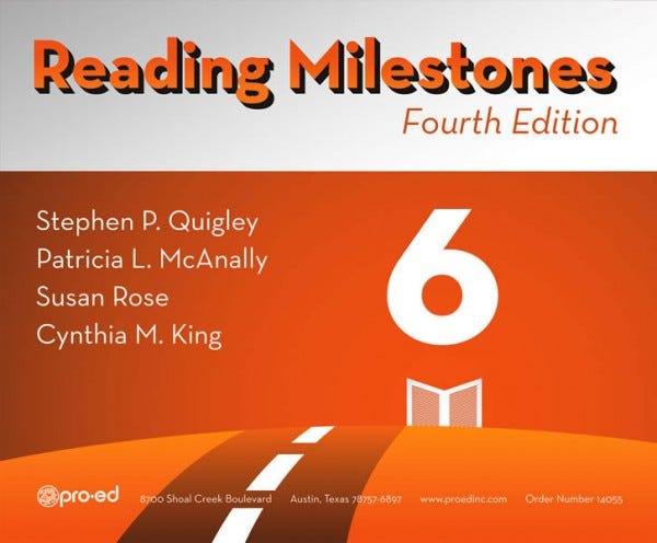 Reading Milestones 4th Edition - Level 6 (Orange) 