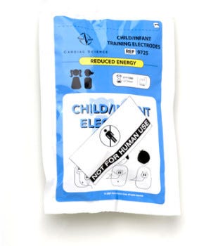 ZOLL Powerheart G5 Pediatric Training Electrode Pads (XTRPAD006A)