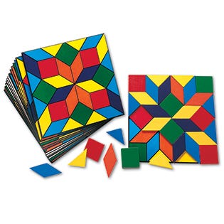 Parquetry Blocks Activity Set