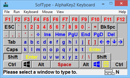 SofType On-Screen Keyboard for Windows