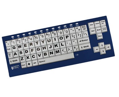 Big Blu Large-Key Bluetooth Keyboards