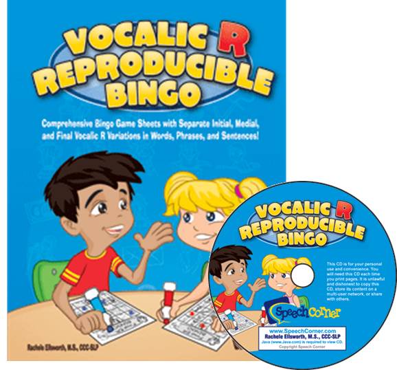 Vocalic R Reproducible Bingo