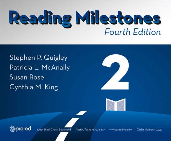 Reading Milestones 4th Edition - Level 2 (Blue) 