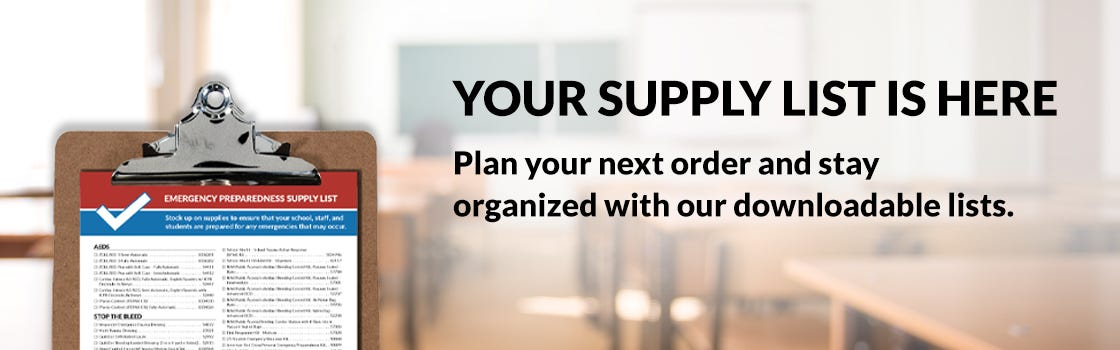 School Nurse Essentials Downloadable Supply Lists